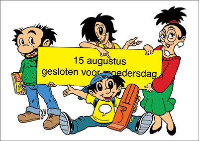 gesloten wegens moederdag