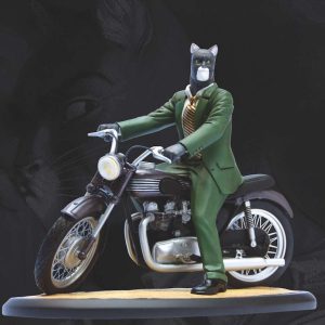 Blacksad On His Motorbike