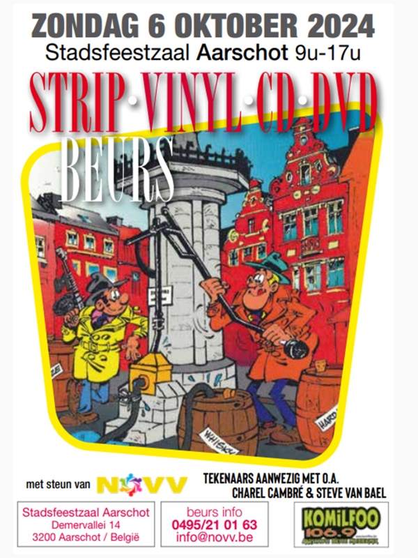 Aarschot Strip-Vinyl-CD-DVD Beurs 2024 Aarschot Strip-Vinyl-CD-DVD Beurs 2024