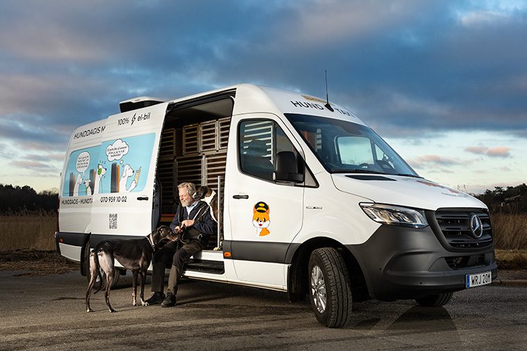 Kan detta vara världens första eldrivna hundtaxi?
