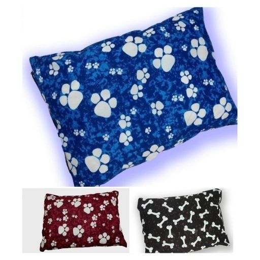 1pc Medium DOG BED Filled PillowCushion PolyCotton Fabric_SIZE 28X18
