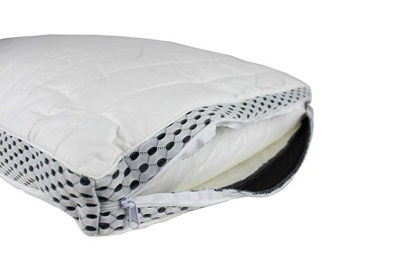 Single Pocket Sprung Pillow Bounce Back Foam Pillow 4