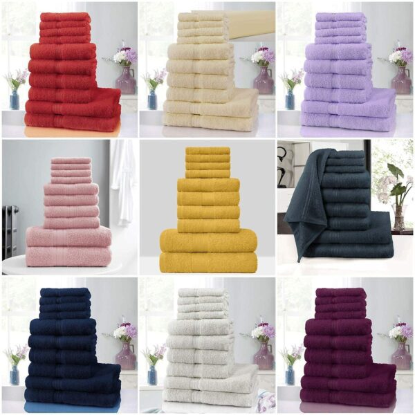 100% Cotton Bath towels set