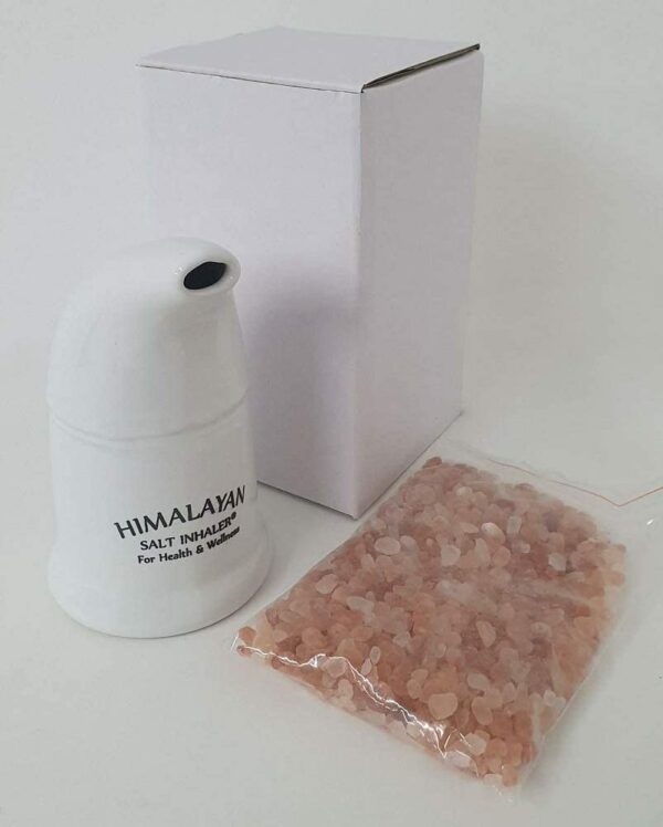 Salt Inhaler Pipe + 100% Pure Himalayan Pink Salt Refill 50 Grams
