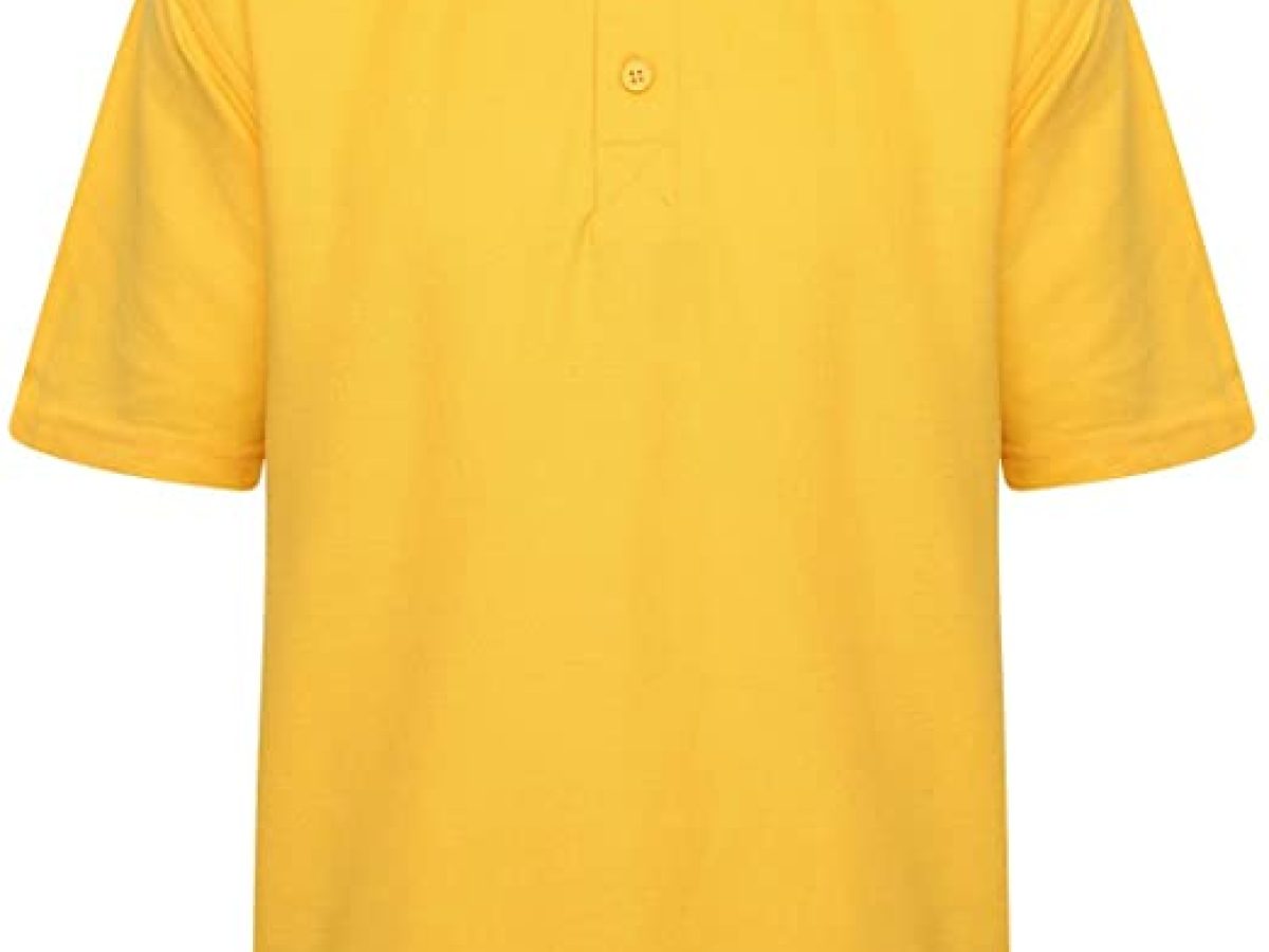 Dark yellow polo shirt deals