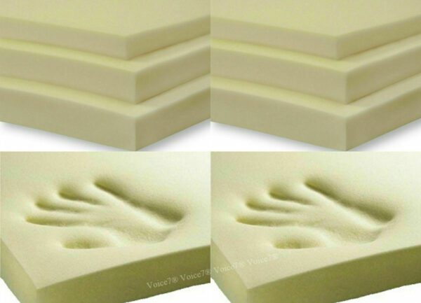 MEMORY FOAM OFF-CUT for Multiple Uses - THICKNESS 2, 3, 4 or 5 inches - 20 Sizes 1