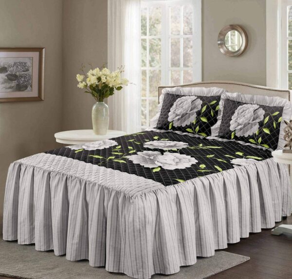 Embroidery Bedding Sets with Matching Curtains - Duvet Cover Set - Curtains  - Bedspread - Cushion Cover - Round Cushion