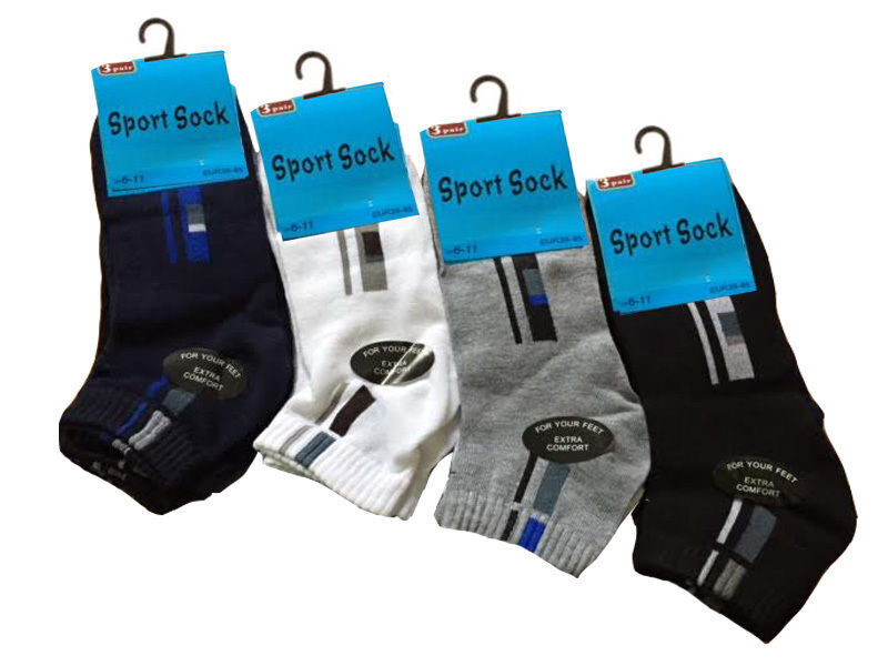 Men Ankle Socks For Trainers 6-11 UK