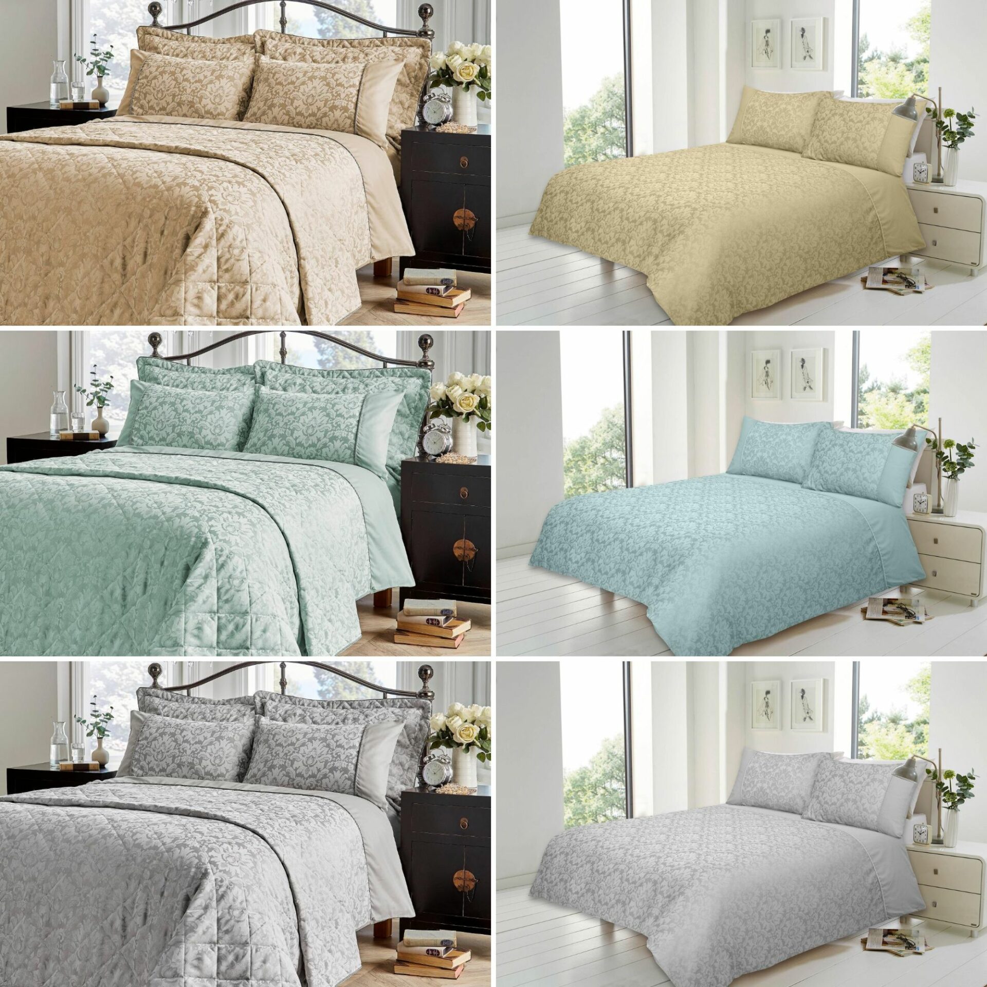 Savoy Jacquard Luxurious Duvet Cover Set