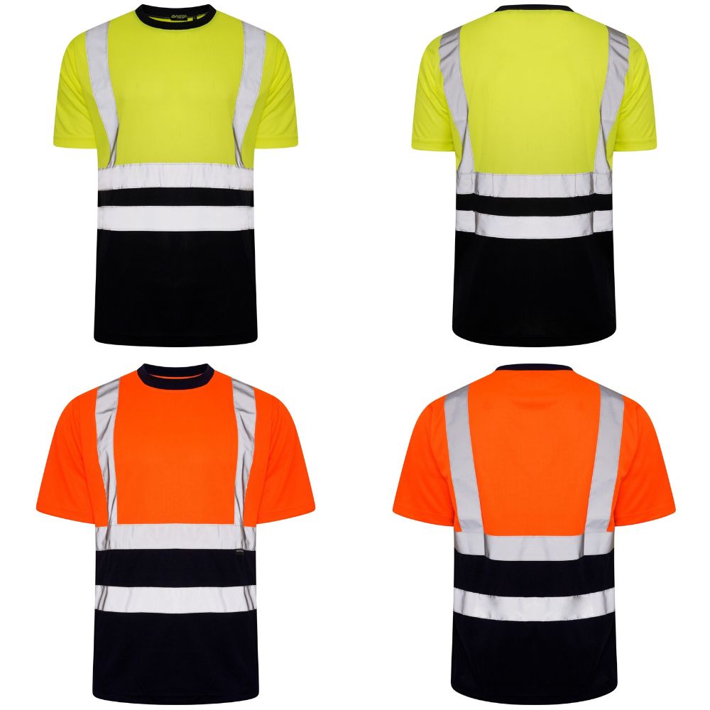 High Visibility Crew Neck T-Shirts