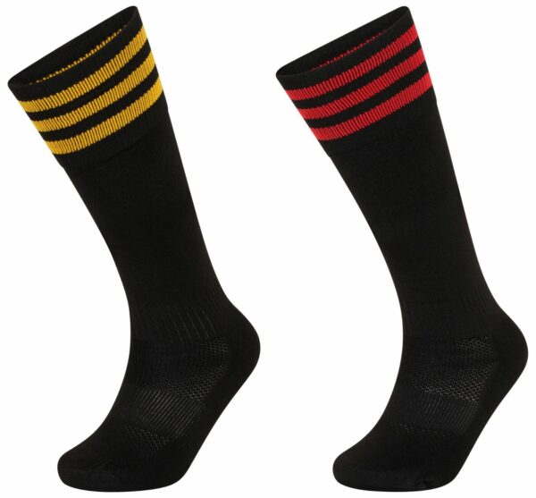 Unisex School Uniform Football Stripes Socks