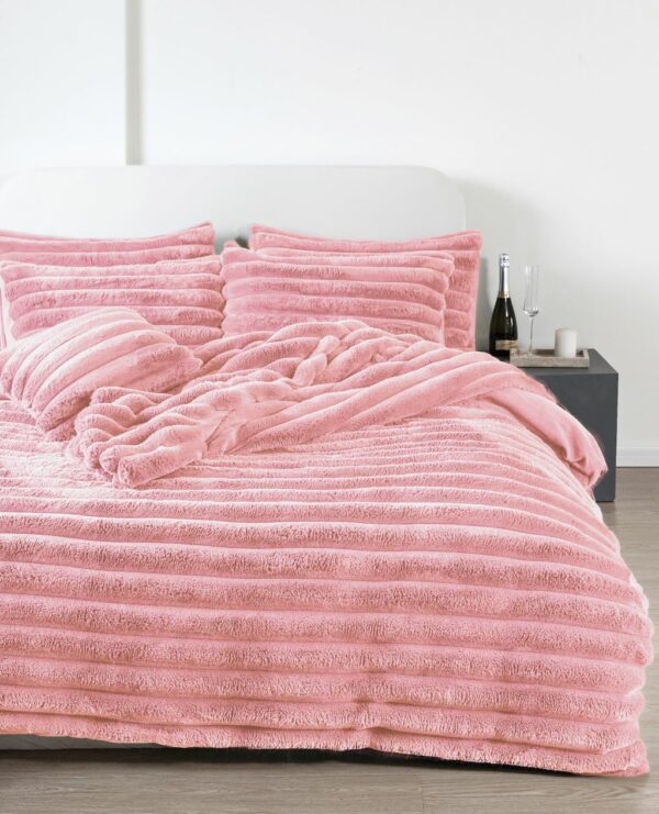 BIG CORD Duvet Cover Set pink