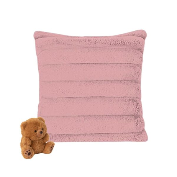 Teddy Fleece Chunky Ribbed Duvet Cover Set - Big Cord Plush Thermal Warm Fluffy Bedding Sets Buy Separate (Throw, Cushion Cover, Curtain, V Pillowcase) 7