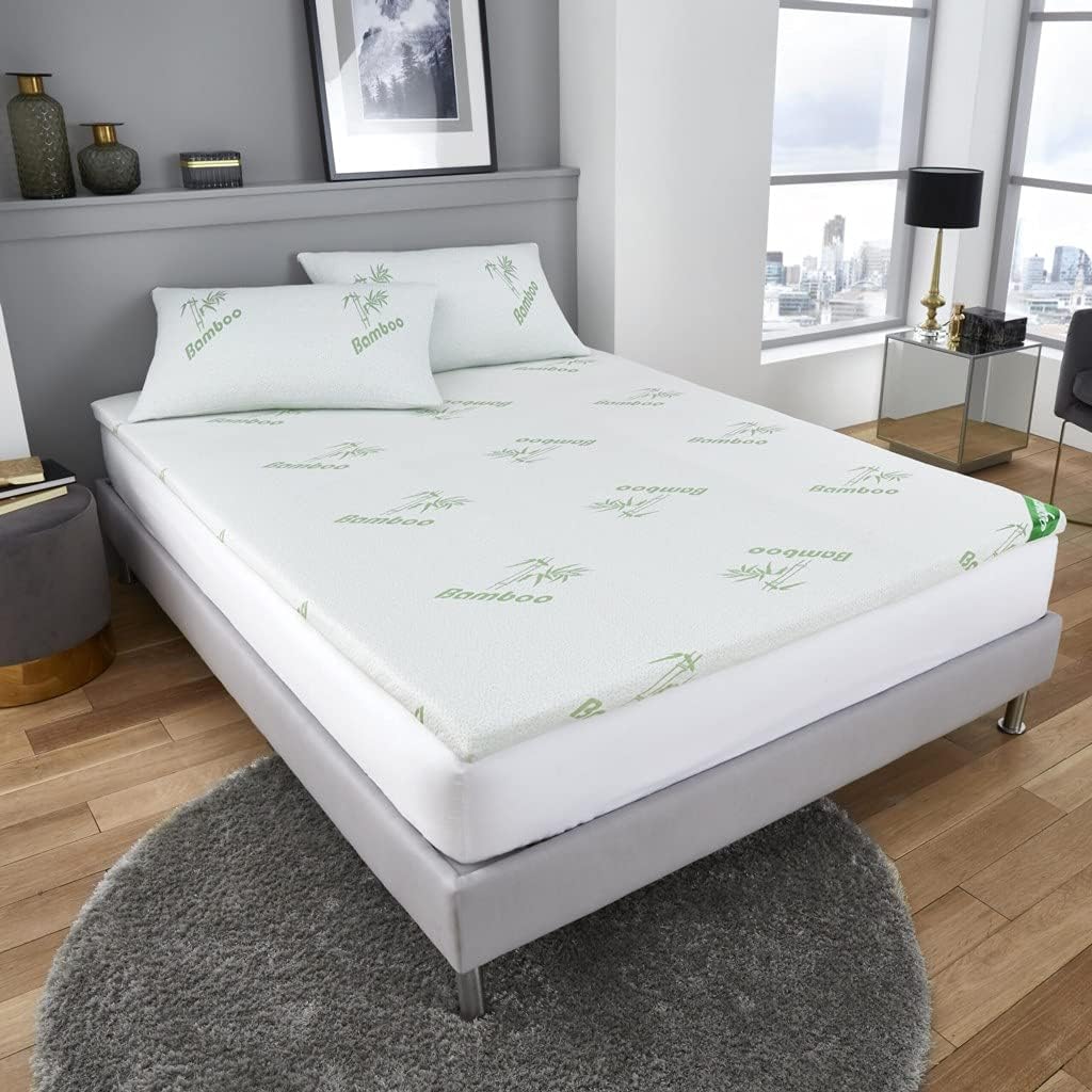 bamboo mattress topper memory foam