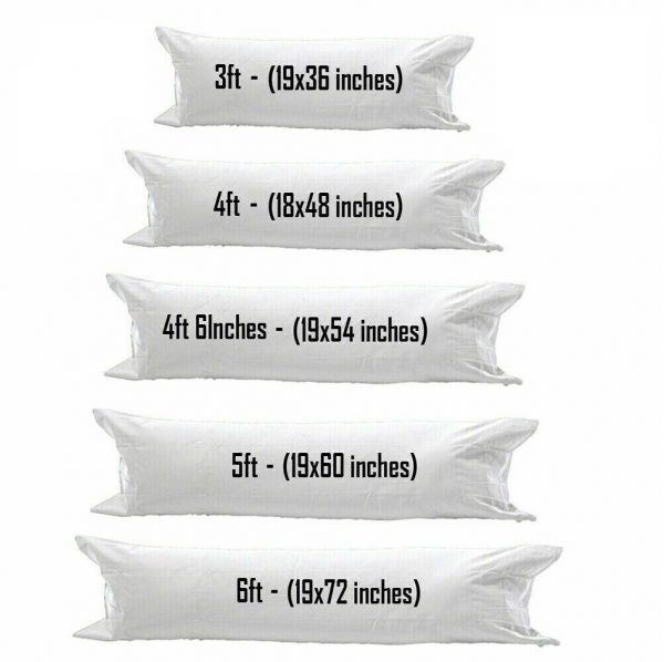 Long Bolster Pillow White | Full Body Pillows | Maternity Pillow