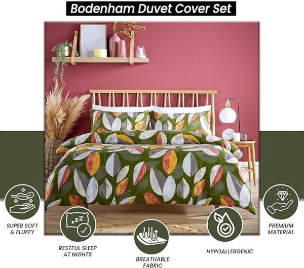 Leaf Print Duvet Cover Sets Leaves Bedding