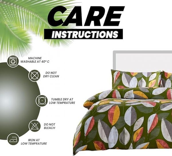 Leaf Print Duvet Cover Sets Leaves Bedding