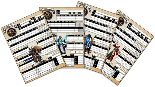 Charactersheets Charactersheets