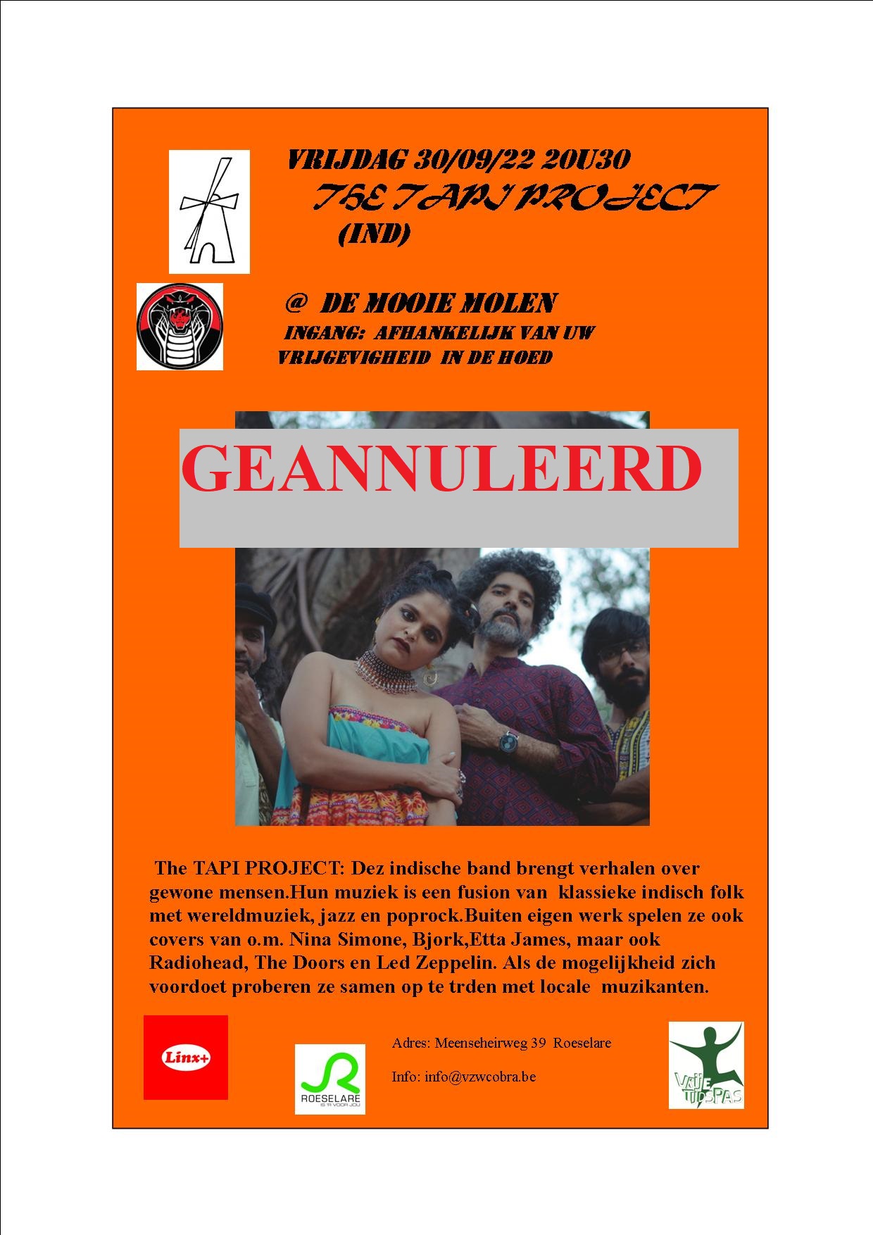 GEANNULEERD the Tapi Project