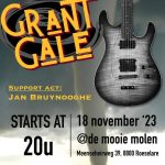 Grant Gale + Support act (Jan Bruynooghe)