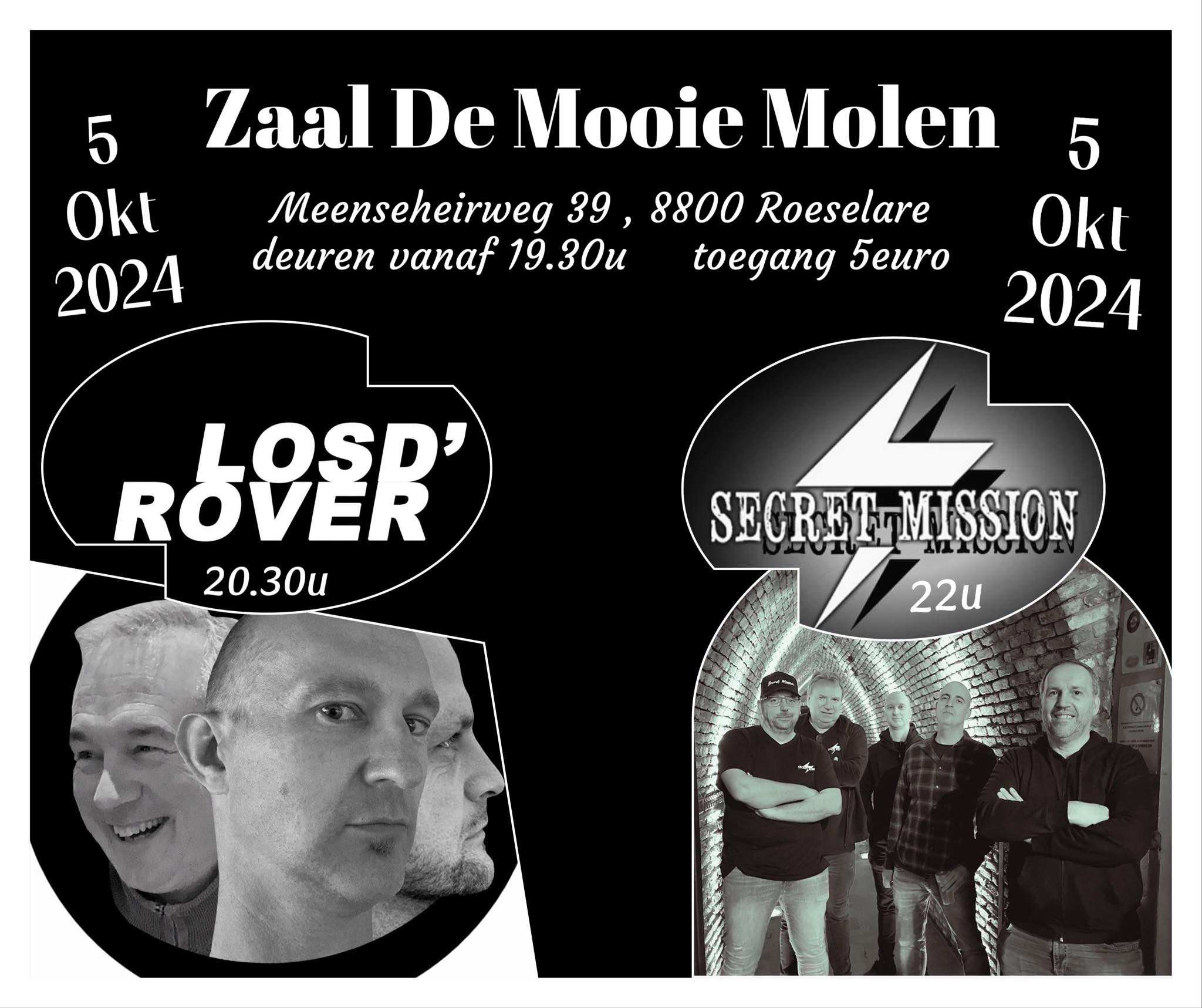 Te Gast: Secret Mission + Los d'Rover