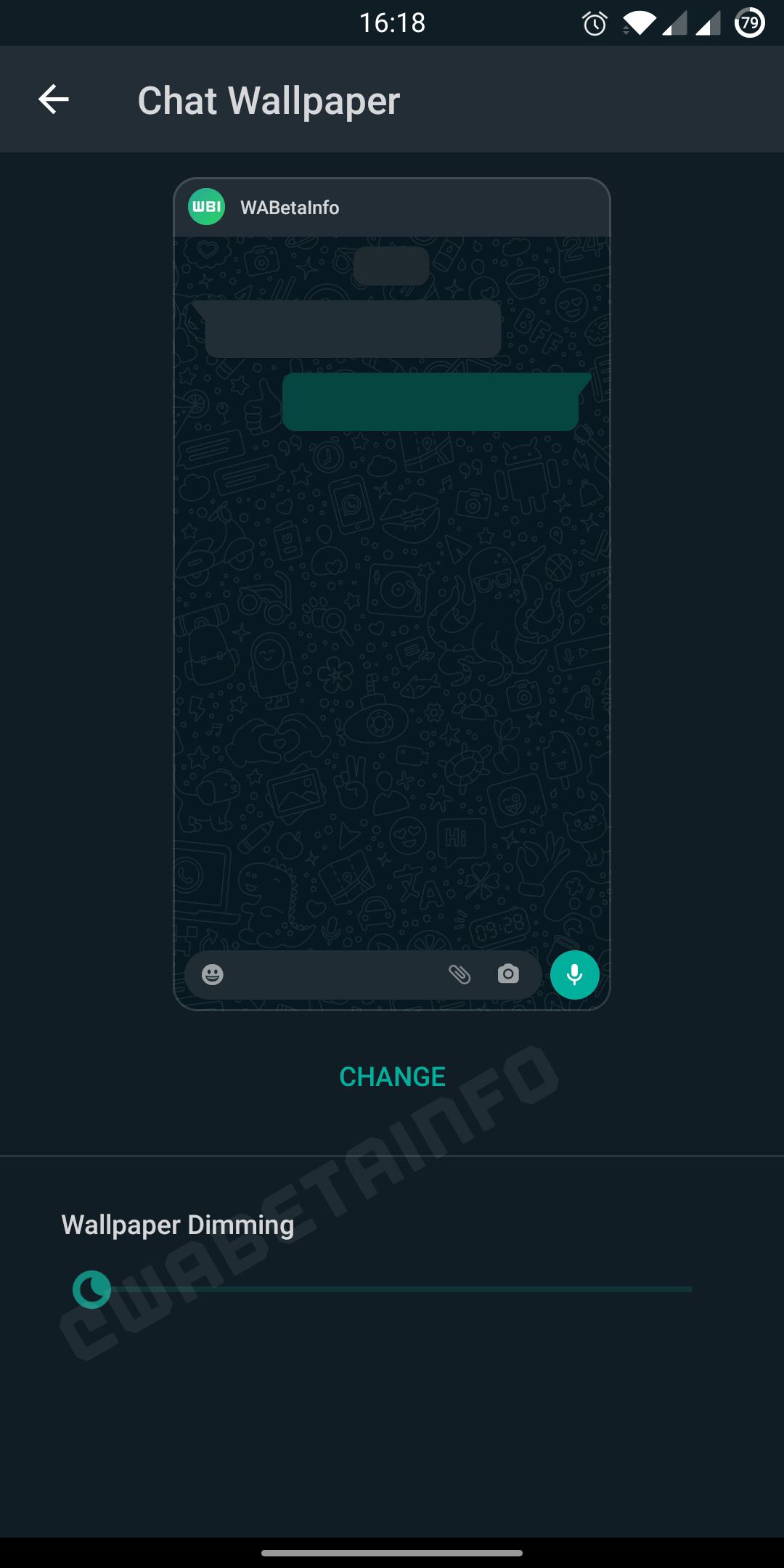 How to Set Wallpaper to WhatsApp Chat  iPhone  Android HINDI  YouTube