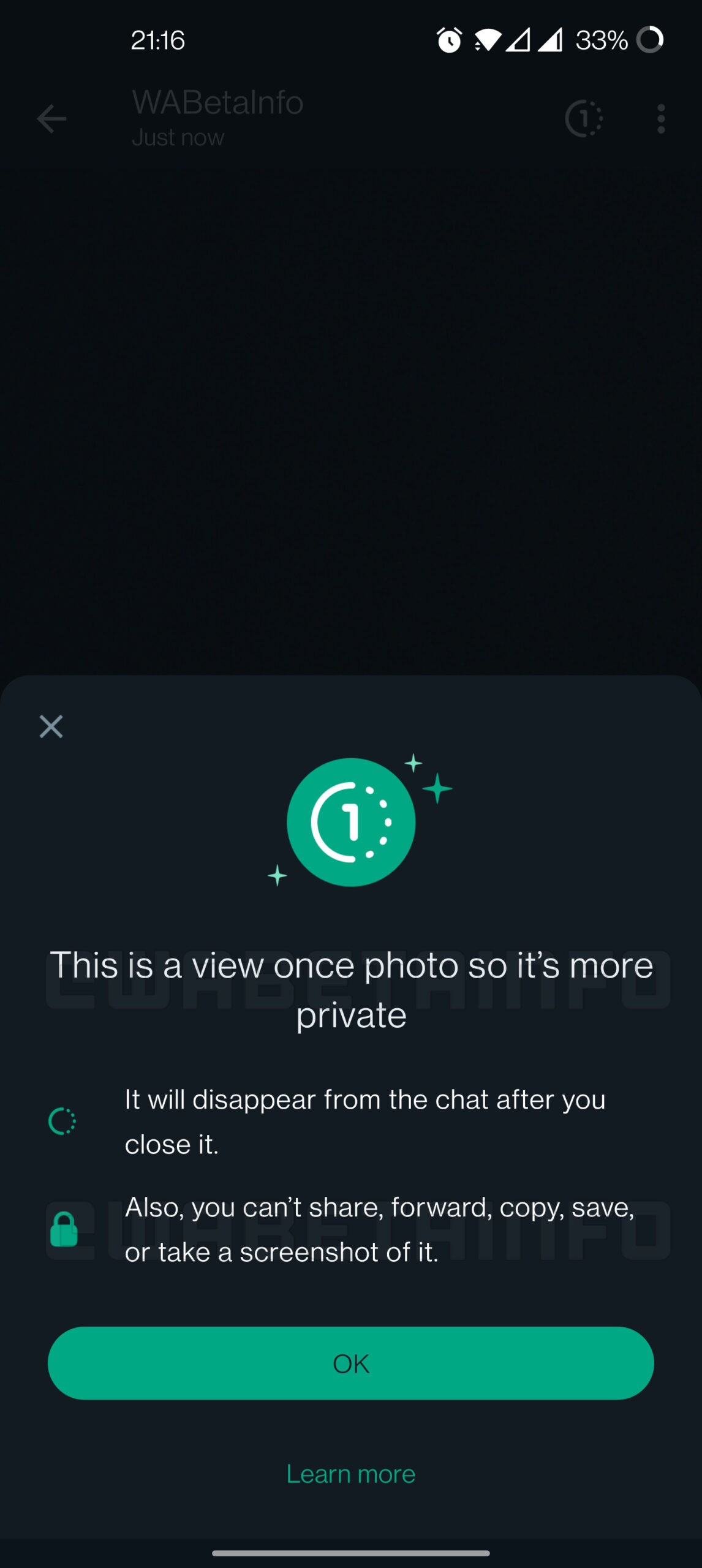 WhatsApp is working on screenshot blocking on Android beta WABetaInfo