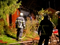 Baucontainer aufgebrochen und Gartenlaube angesteckt auf Wohnbaugebiet Hebebrandtstraße Foto: Dominick Waldeck