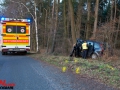 TÃ¶dlicher Verkehrsunfall in Aspe bei Stade - PKW gegen Baum Foto: Dominick Waldeck