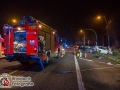 Am frühen Dienstagmorgen kam es auf der Kreuzung Kohtla-Järve-Straße Ecke Beim Umspannwerk zu einem schweren Verkehrsunfall. Zwei VW Golfs kollidierten und rutschten in den Straßengraben. Die Fahrerin des blauen Golfs hatte scheinbar den weißen Golf übersehen und bog auf die Kohtla-Järve-Straße. Der Golffahrer konnte nicht mehr bremsen und es kam zur Kollision. Die Golffahrerin musste durch die Feuerwehr aus dem Auto befreit werden. Beide kamen verletzt in ein Krankenhaus. Foto: Dominick Waldeck