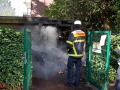MÃ¼lleimerbrand greift auf Carport und Pkw Ã¼ber