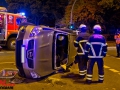 Verkehrsunfall DiagonalstraÃe / EiffestraÃe im Berufsverkehr Person eingeschlossen