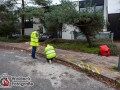 Am Sonntagmittag kam es auf dem Ruwoldtweg in Hamburg-Steilshoop zu einem schweren Verkehrsunfall. Ein Mercedesfahrer verlor aus bislang ungeklärter Ursache die Kontrolle über sein Fahrzeug und fuhr in einer Linkskurve geradeaus in ein Bürogebäude. Der Fahrer wurde so schwer verletzt, dass er reanimiert werden musste. Sein Beifahrer und eine Frau auf der Rücksitzbank wurden ebenfalls schwer verletzt. Bei der Durchsung des Fahrzeuges fanden Polizisten Drogen und mehrere Hundert Euro in Bar. Ob Drogen für den Unfall verantwortlich waren, ist Gegenstand der polizeilichen Ermittlungen. Foto: Dominick Waldeck