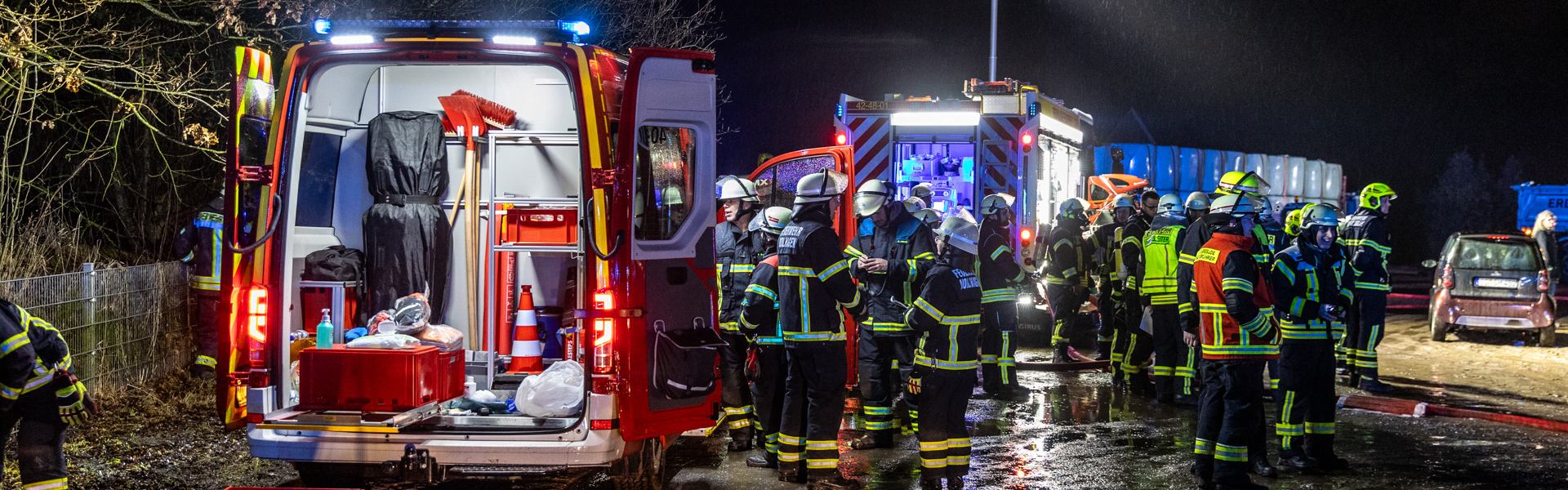 23.02.2026 – Feuer zerstört Scheunenanbau in Lasbek