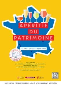 Affiche Apéritif du patrimoine 2022