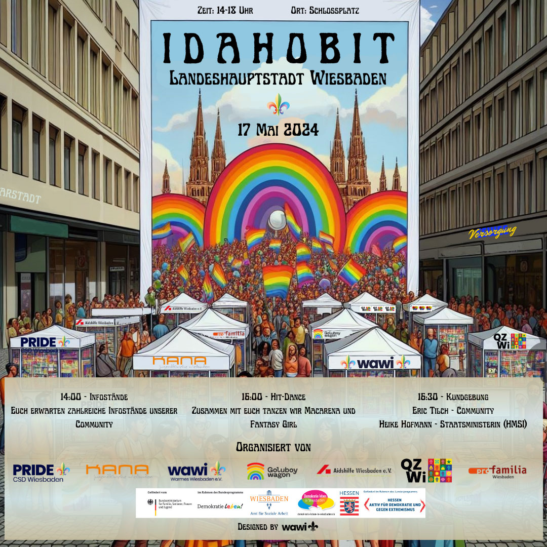 Sharepic für den IDAHOBIT 2024