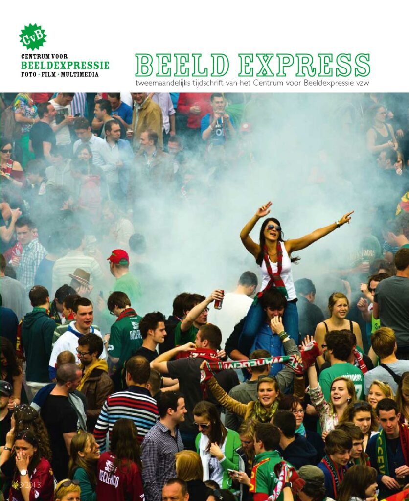 Foto Etienne Deman op de cover van Beeld Expres