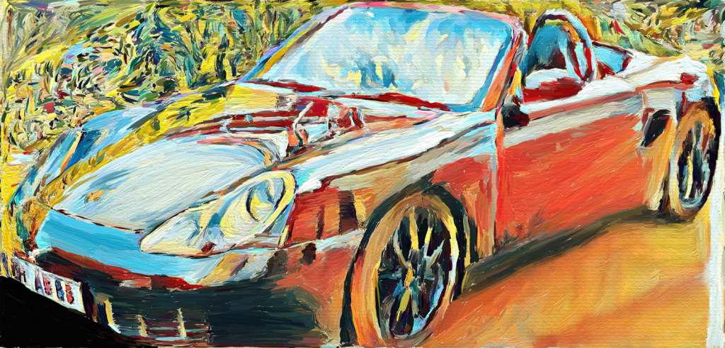 Painting of my Porsche Boxster S 986