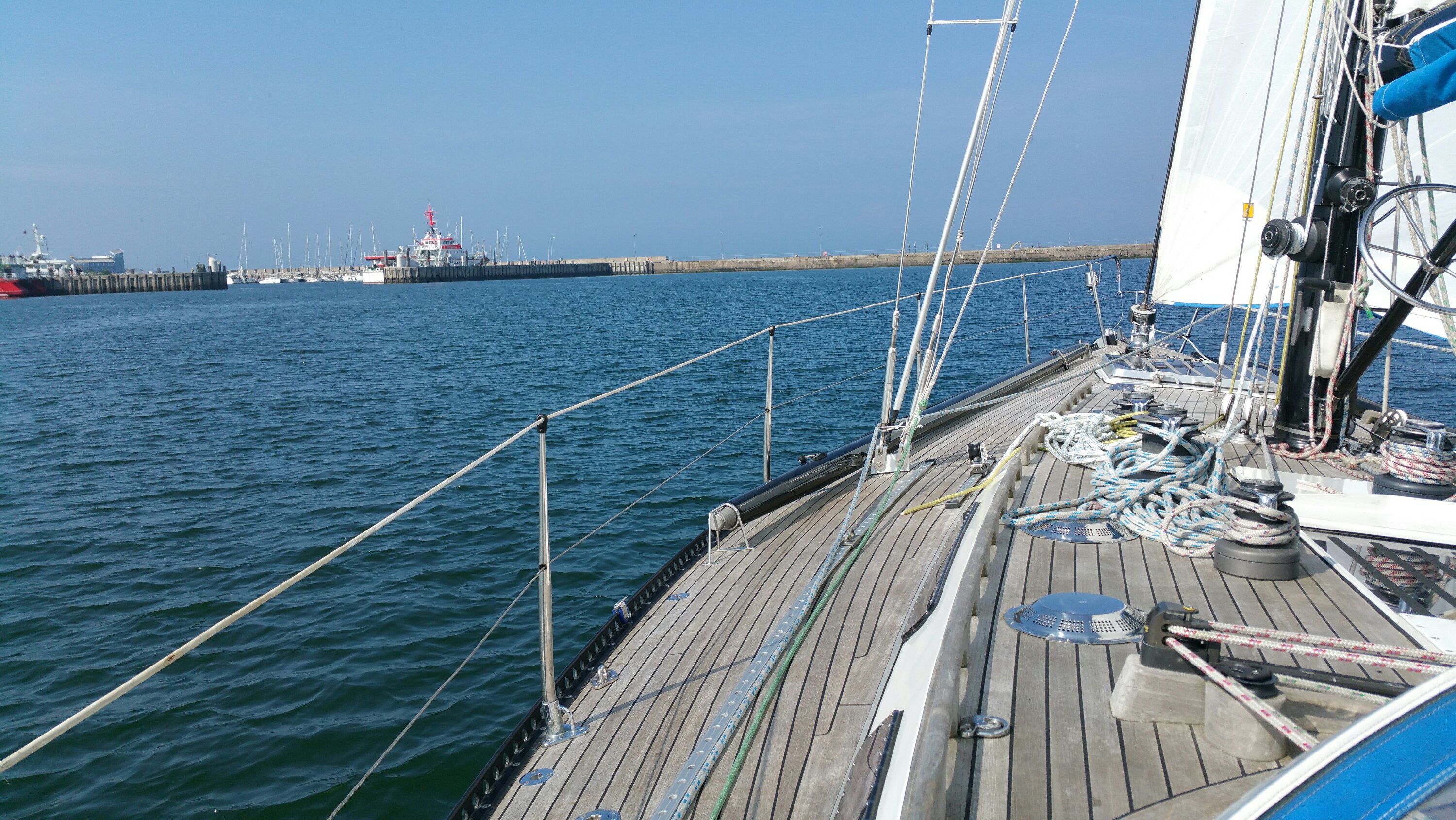 Alt img Ansteuerung des Südhafens von Helgoland