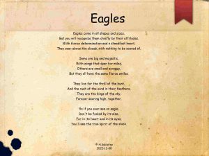 Eagles Poem 20221208
