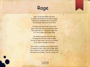 Rage Poem 20221208