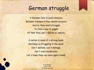 German struggle Poem 20221218