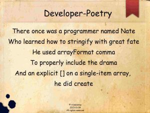 Developer Poetry 20230104 