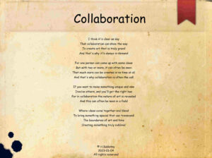 Collaboration poem 20230125