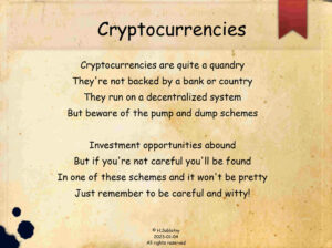 Poem Cryptocurrencies
Investing in Cryptocurrency: What to Look Out For
2023-02-07