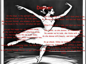 A poem about life and how it is a dance. Learn how to take the lead and move with the rhythm of life.
2023-03-15