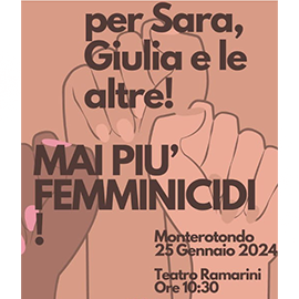 #prevenzione: Per Sara, Giulia e le altre! MAI PIÙ FEMMINICIDI