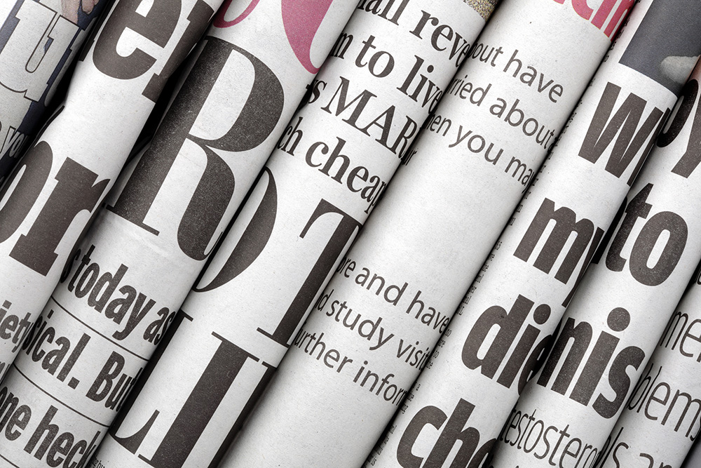 Articles - Newspaper headlines