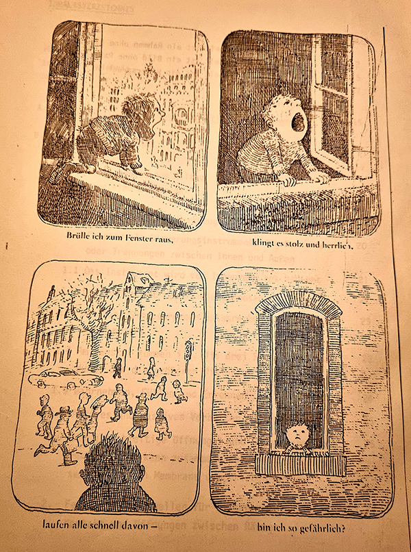 Brülle ich zum Fenster raus