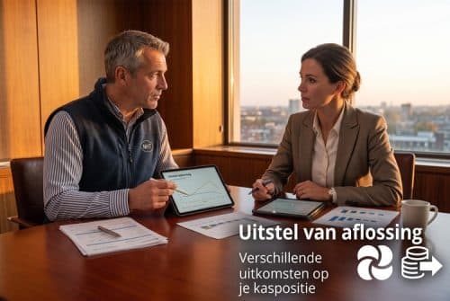 Uitstel van aflossing : verschillende mogelijkheden.